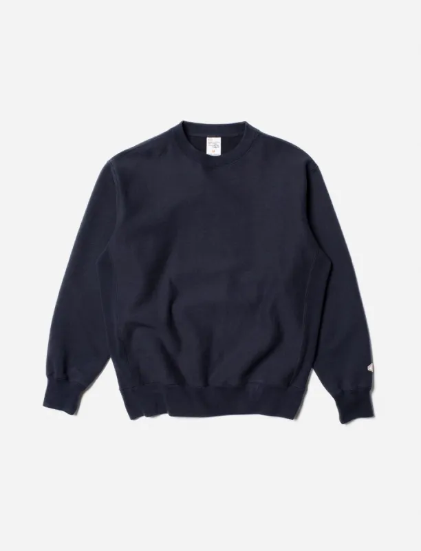 Nudie Jeans Hasse Crewneck Sweatshirt Navy sold by Roulette
