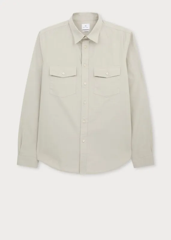 PS Paul Smith Pocket Shirt Sand sold by Roulette