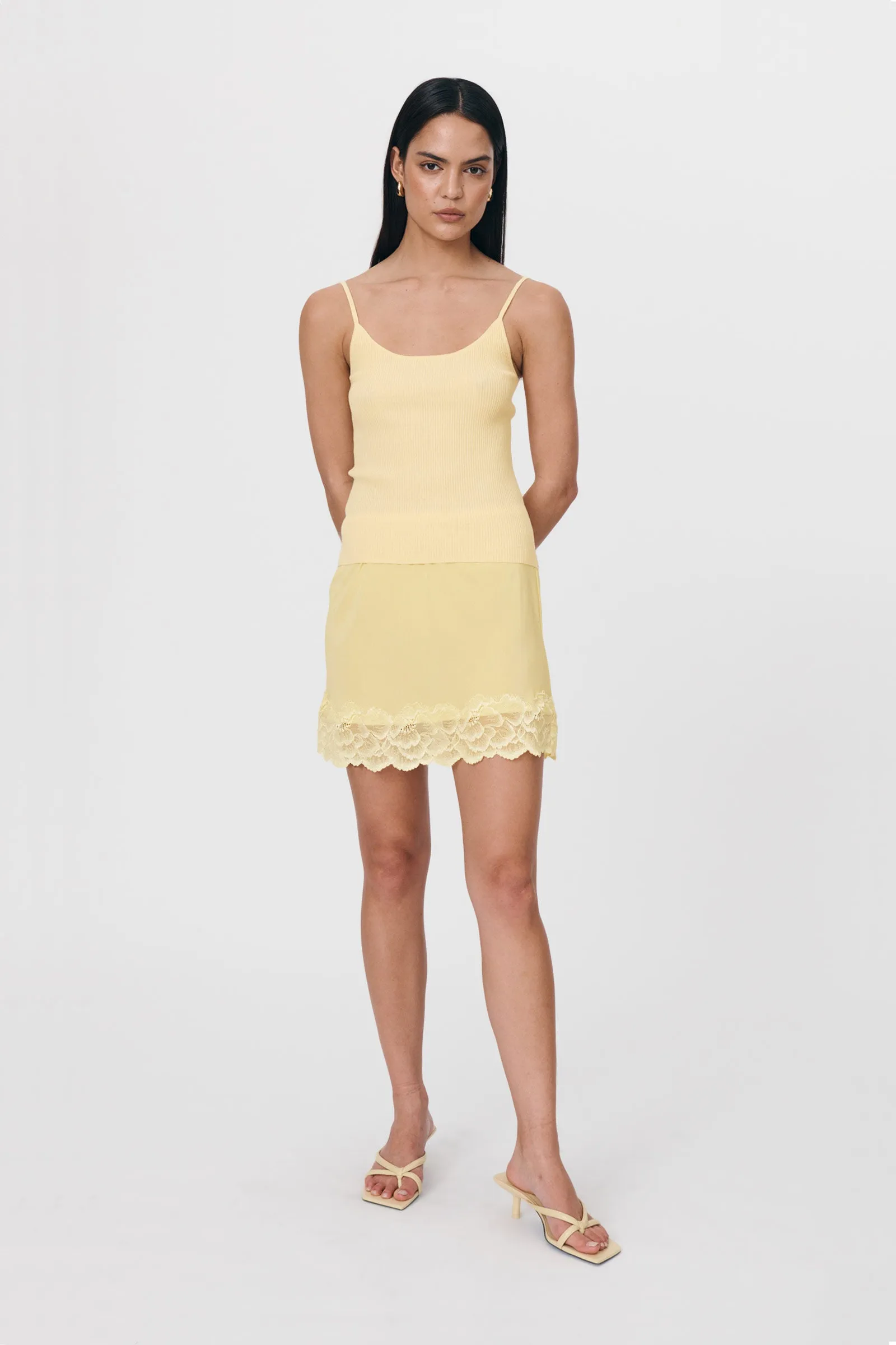 Marina Silk Mini Skirt sold by Rowie the Label product image thumbnail 4