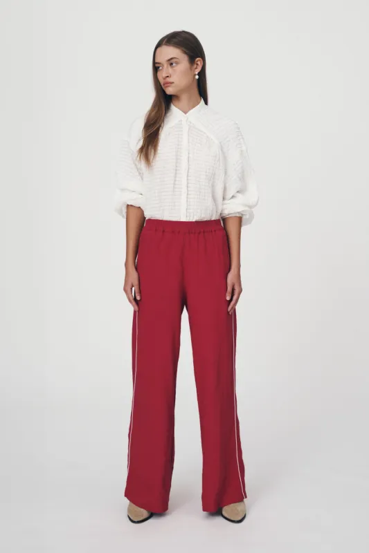 Vera Linen Wide Pants sold by Rowie the Label