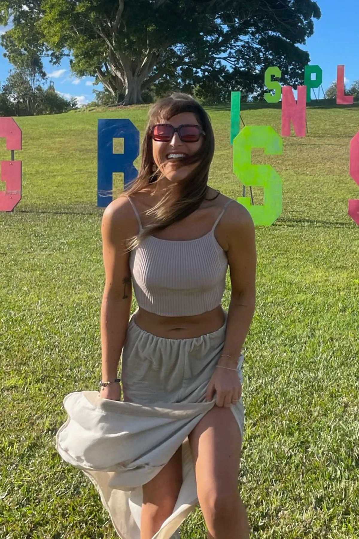 Liat Knit Singlet sold by Rowie the Label