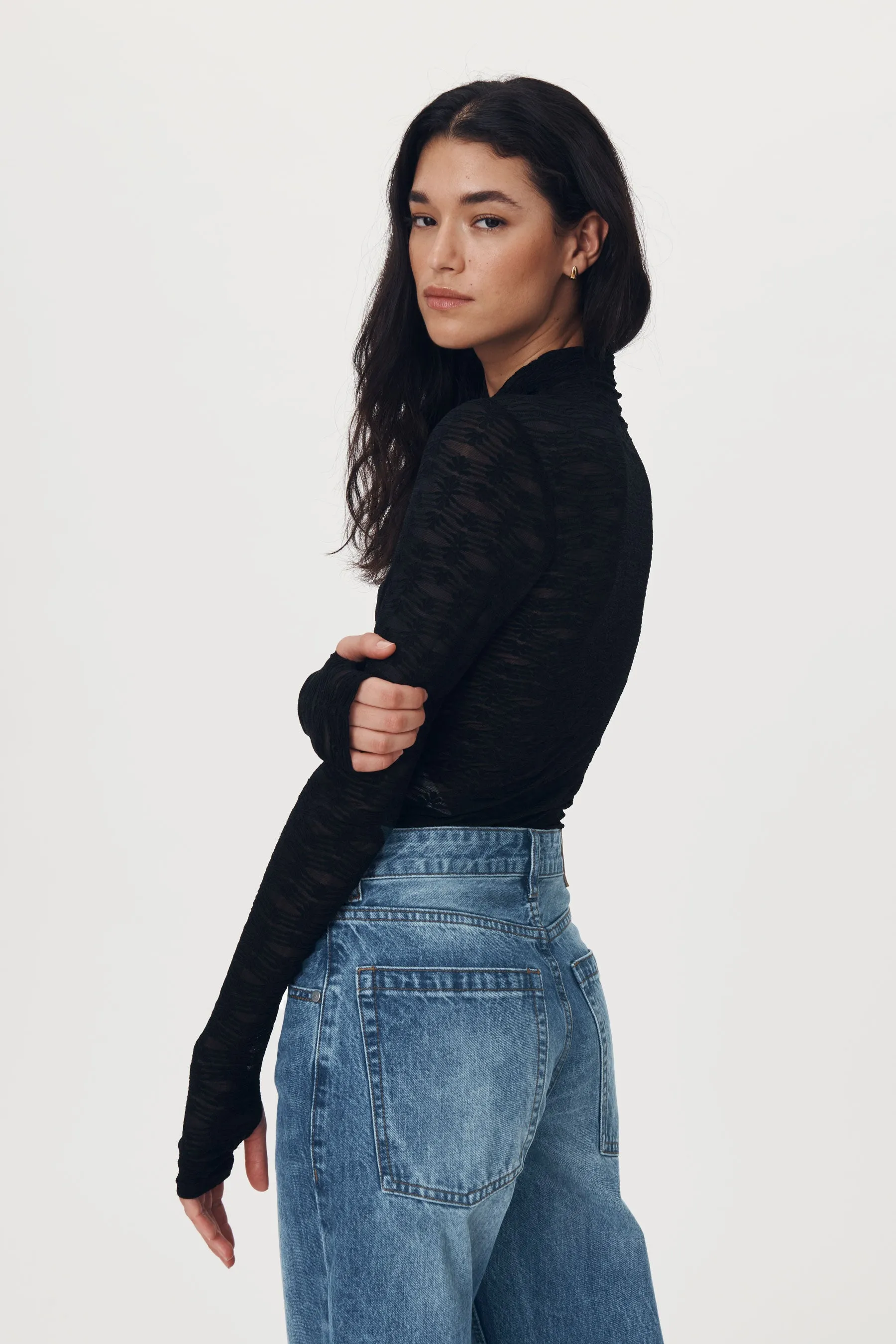 Galo Flower Lace Top sold by Rowie the Label product image thumbnail 5