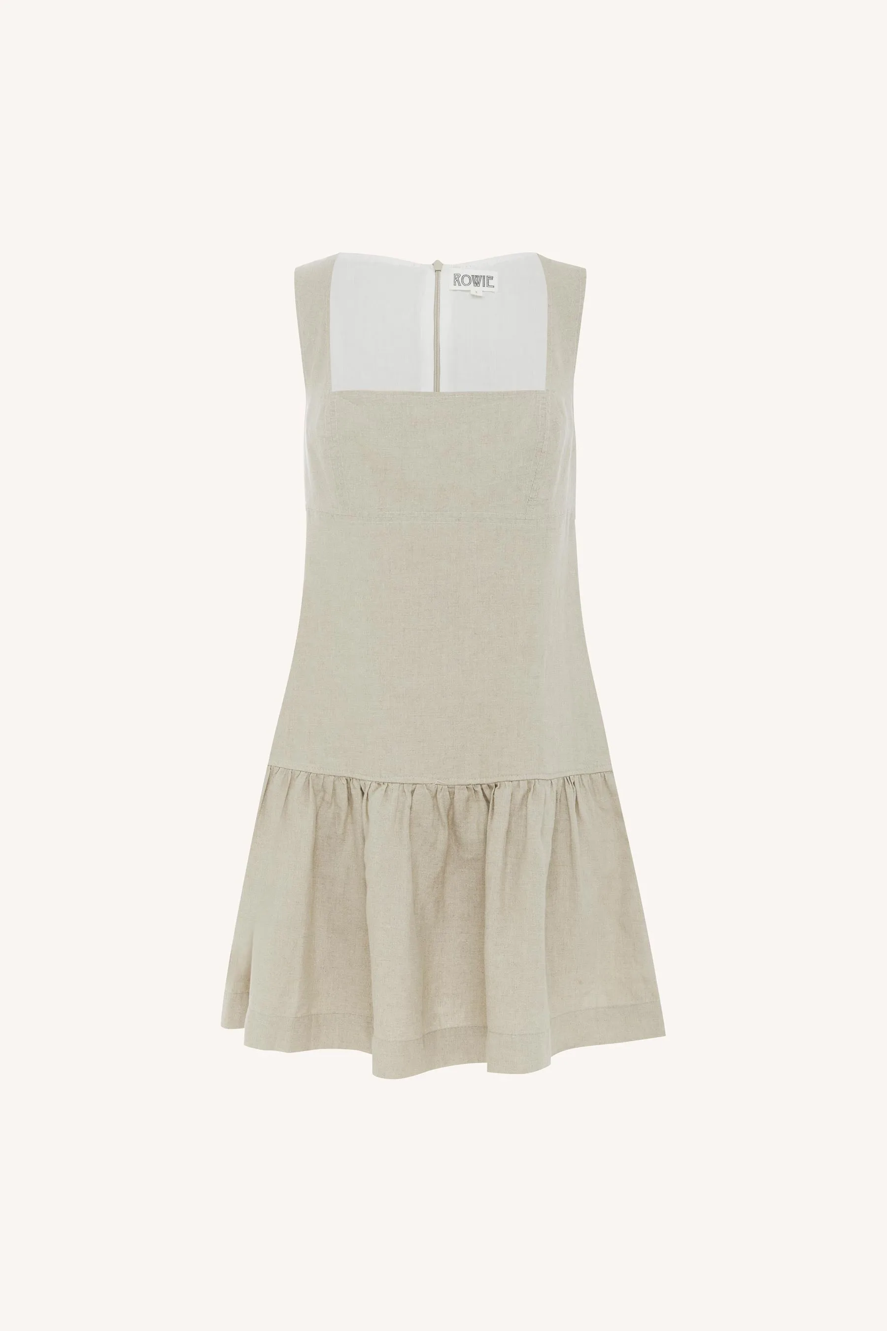 Leonie Linen Mini Dress sold by Rowie the Label