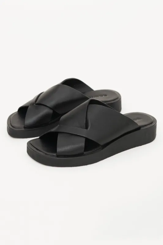 Tali Leather Slide sold by Rowie the Label
