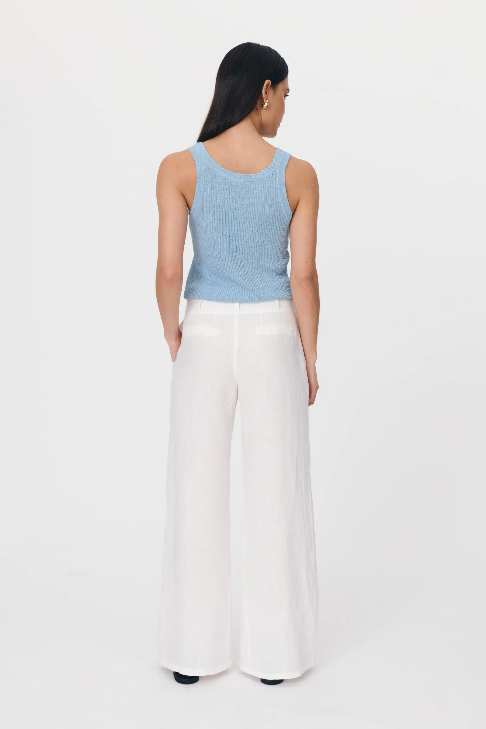 Carlotta Linen Wide Pants sold by Rowie the Label product image thumbnail 5