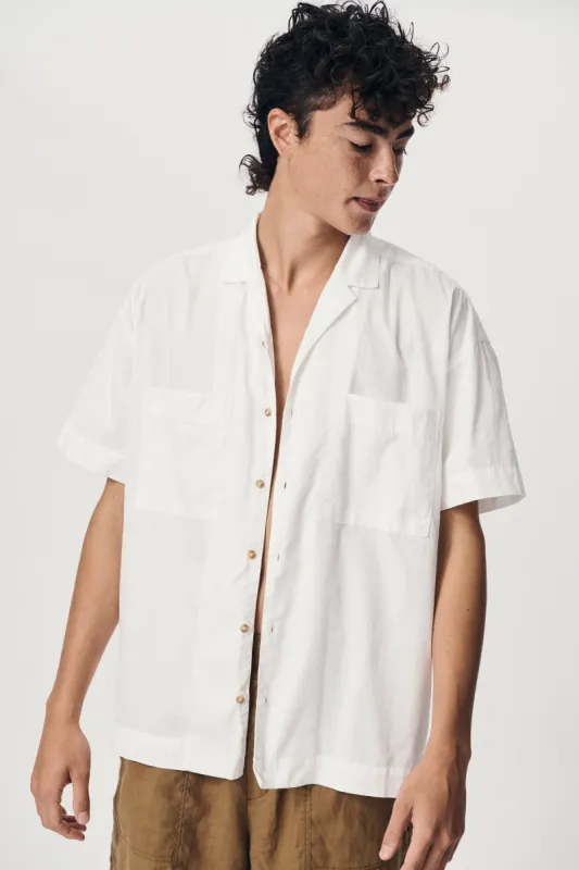 Jamie Organic Bowling Shirt sold by Rowie the Label