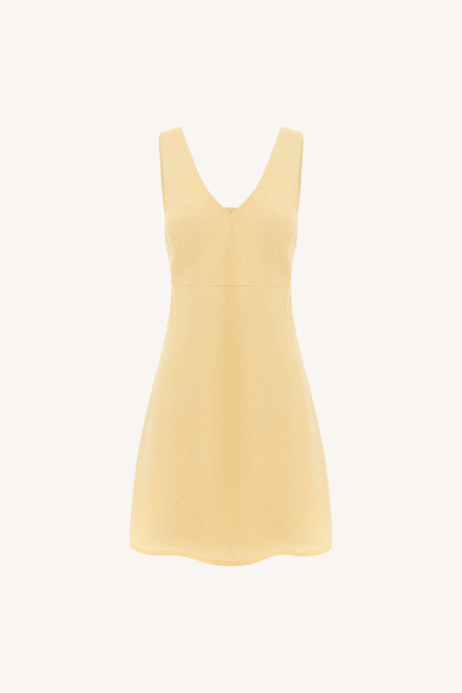 Regina Linen Mini Dress sold by Rowie the Label product image thumbnail 2