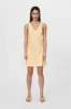 Regina Linen Mini Dress sold by Rowie the Label