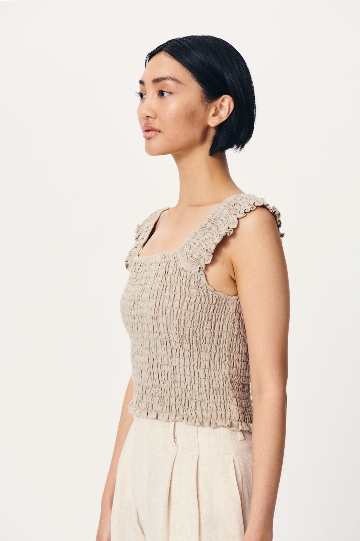 Arlen Linen Top sold by Rowie the Label product image thumbnail 5