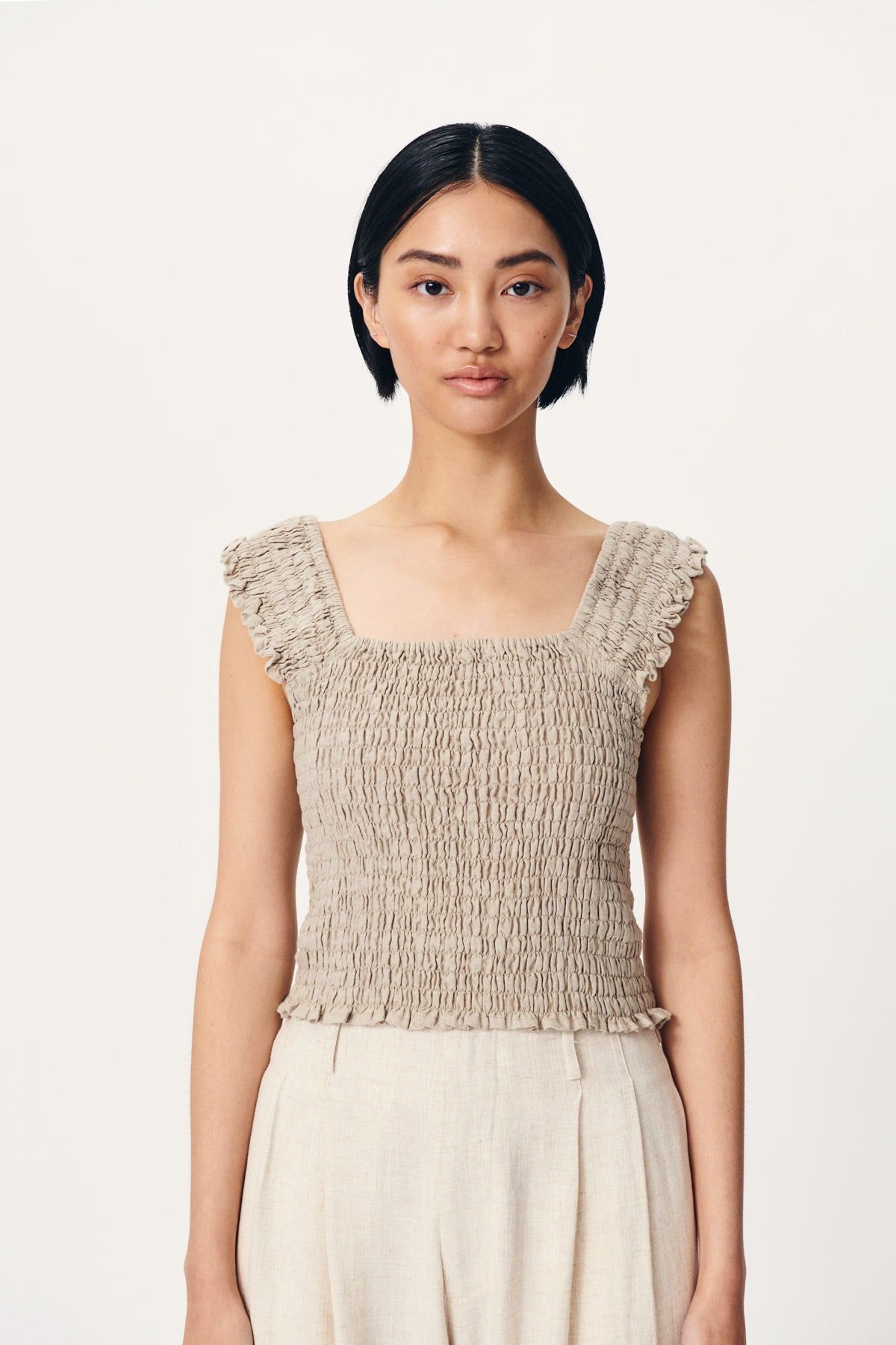 Arlen Linen Top sold by Rowie the Label product image thumbnail 4