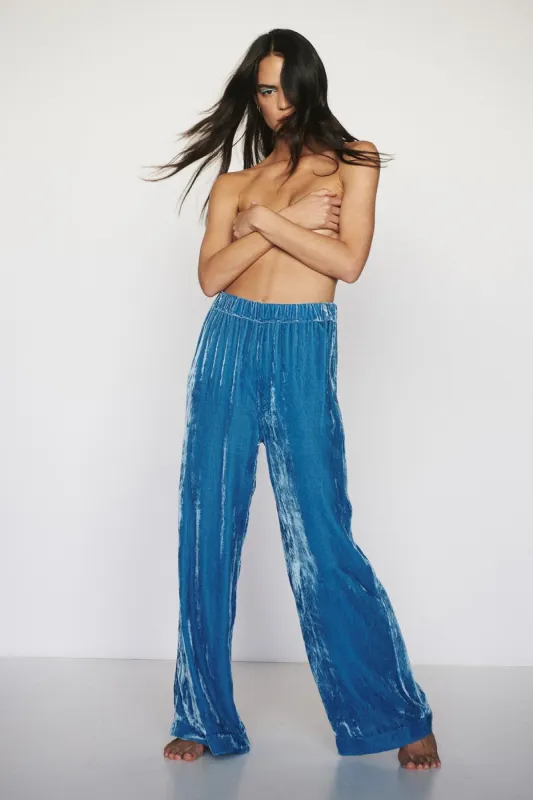 Vera Silk Velvet Pant sold by Rowie the Label
