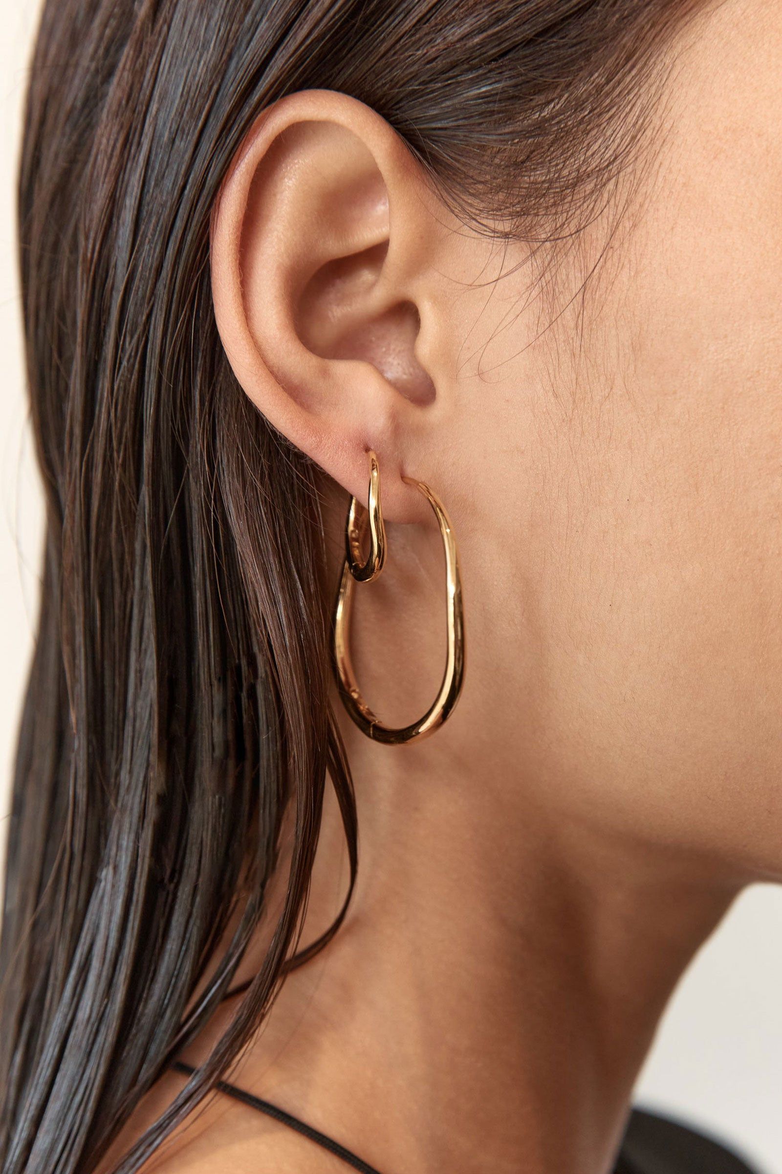 Momento Large Hoops sold by Rowie the Label product image thumbnail 3