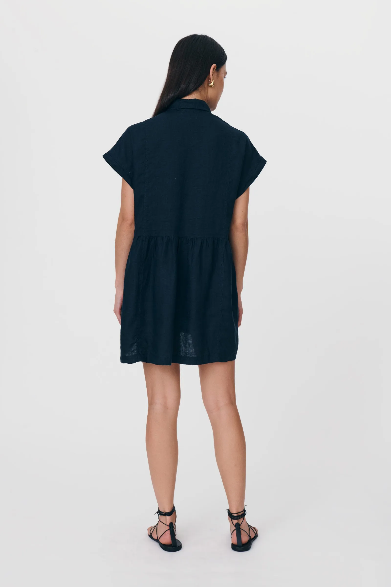 Gina Linen Mini Dress sold by Rowie the Label product image thumbnail 5