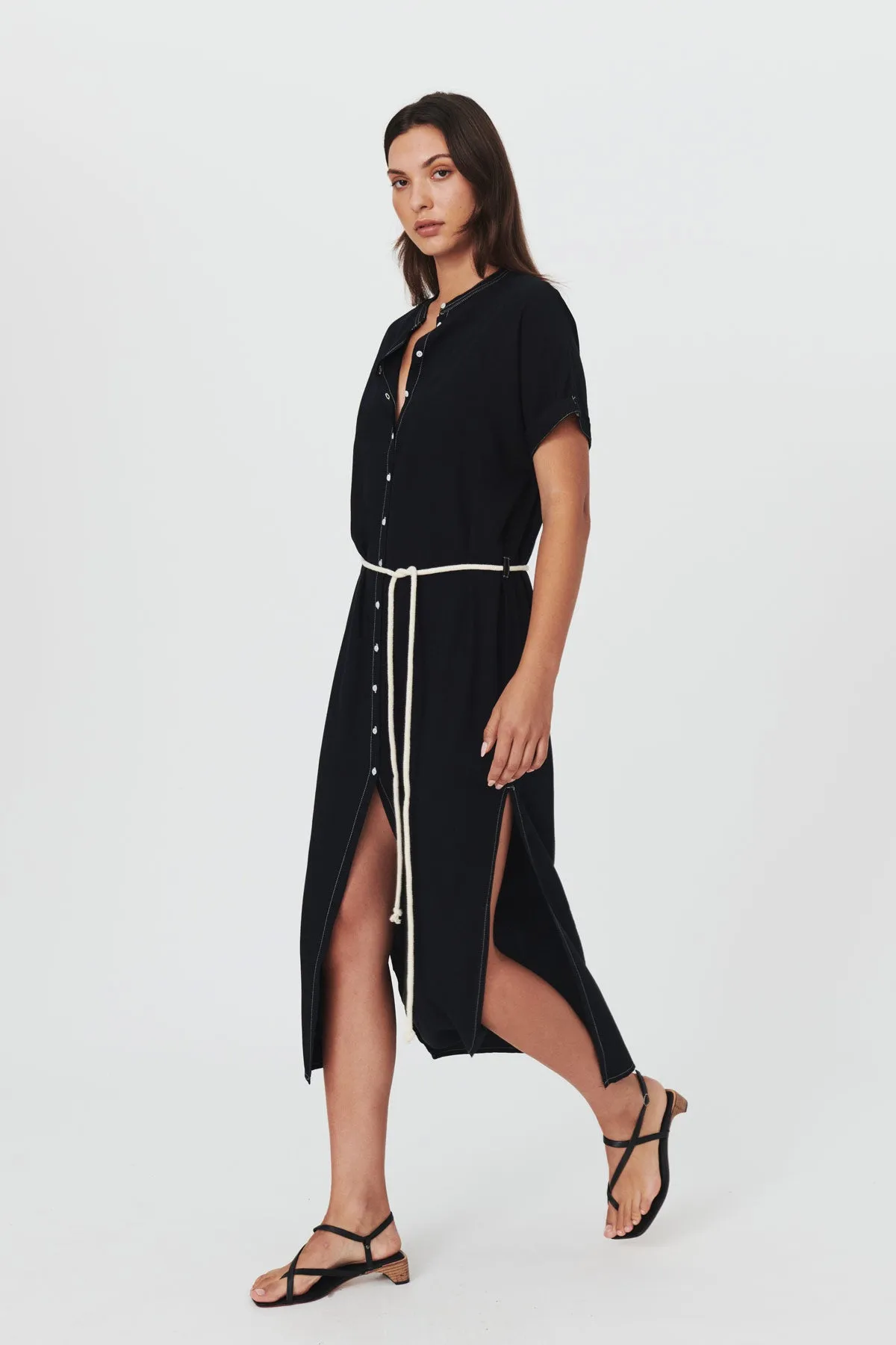Aska Midi Shirt Dress sold by Rowie the Label product image thumbnail 3