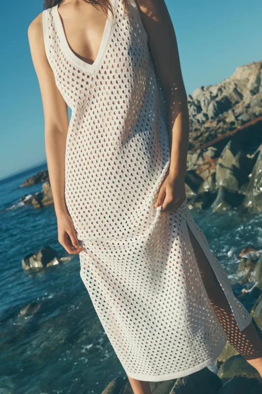 Cindy Crochet Midi Dress sold by Rowie the Label