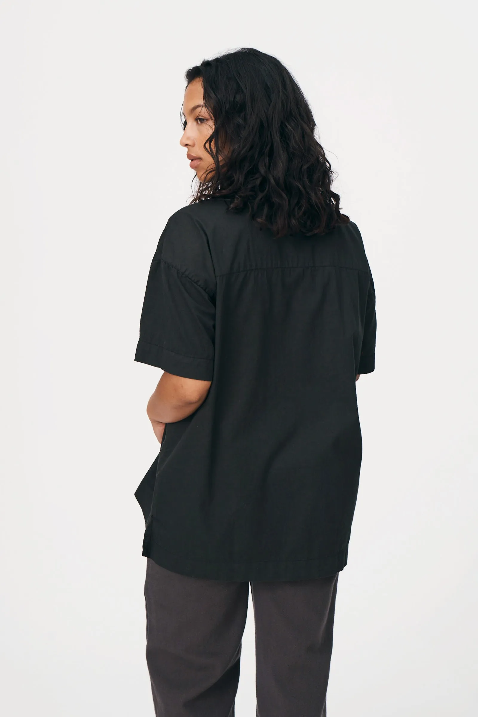 Jamie Organic Bowling Shirt sold by Rowie the Label product image thumbnail 4