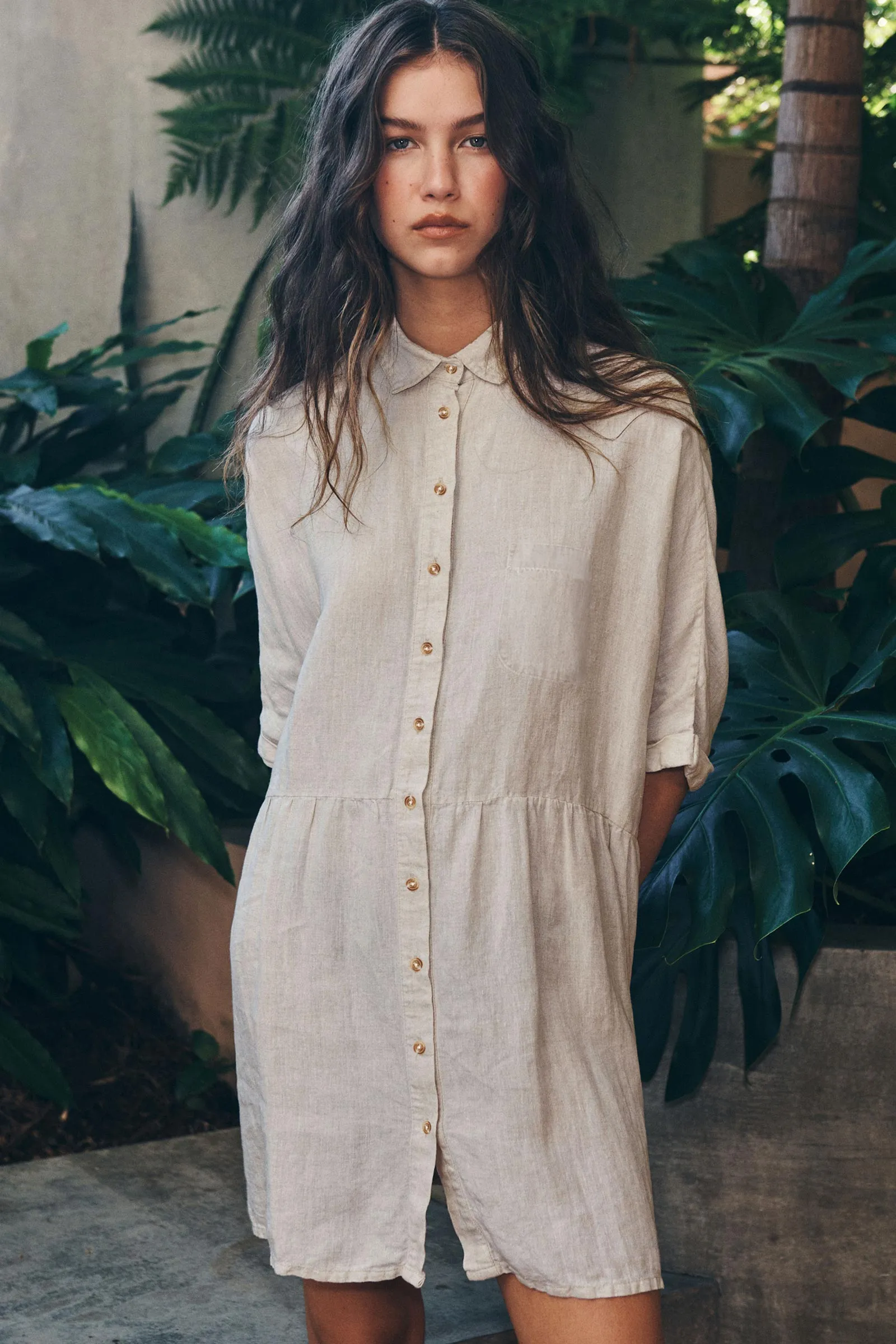 Bailey Linen Dress sold by Rowie the Label