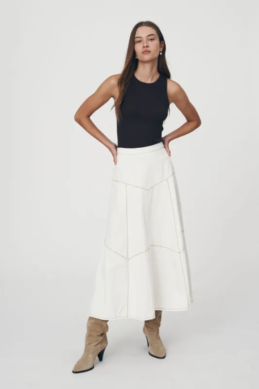 Paloma Midi Skirt sold by Rowie the Label