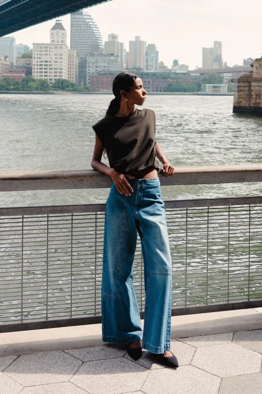 Minimal Denim Jeans made by Rowie the Label