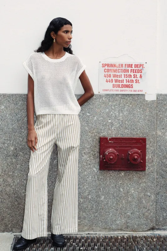 Rocco Stripe Pants sold by Rowie the Label