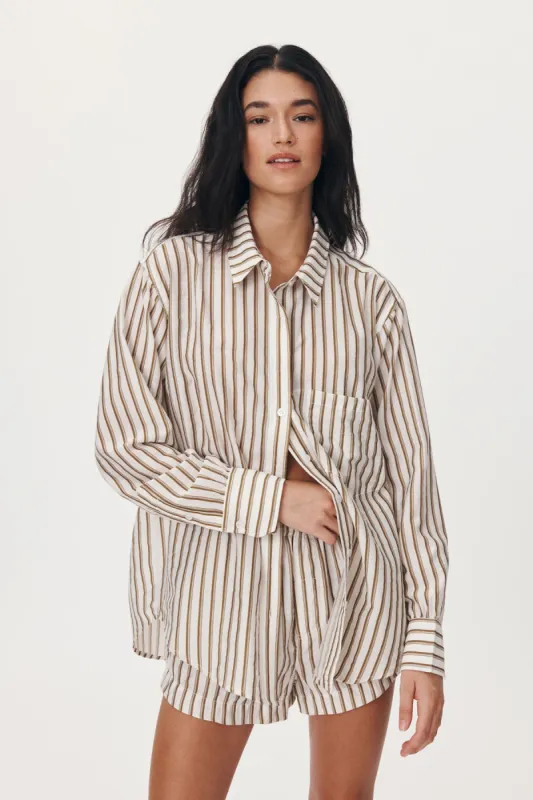 Ramona Stripe Long Sleeve Shirt sold by Rowie the Label