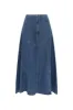 Jeanette Denim Midi Skirt sold by Rowie the Label