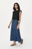 Jeanette Denim Midi Skirt sold by Rowie the Label
