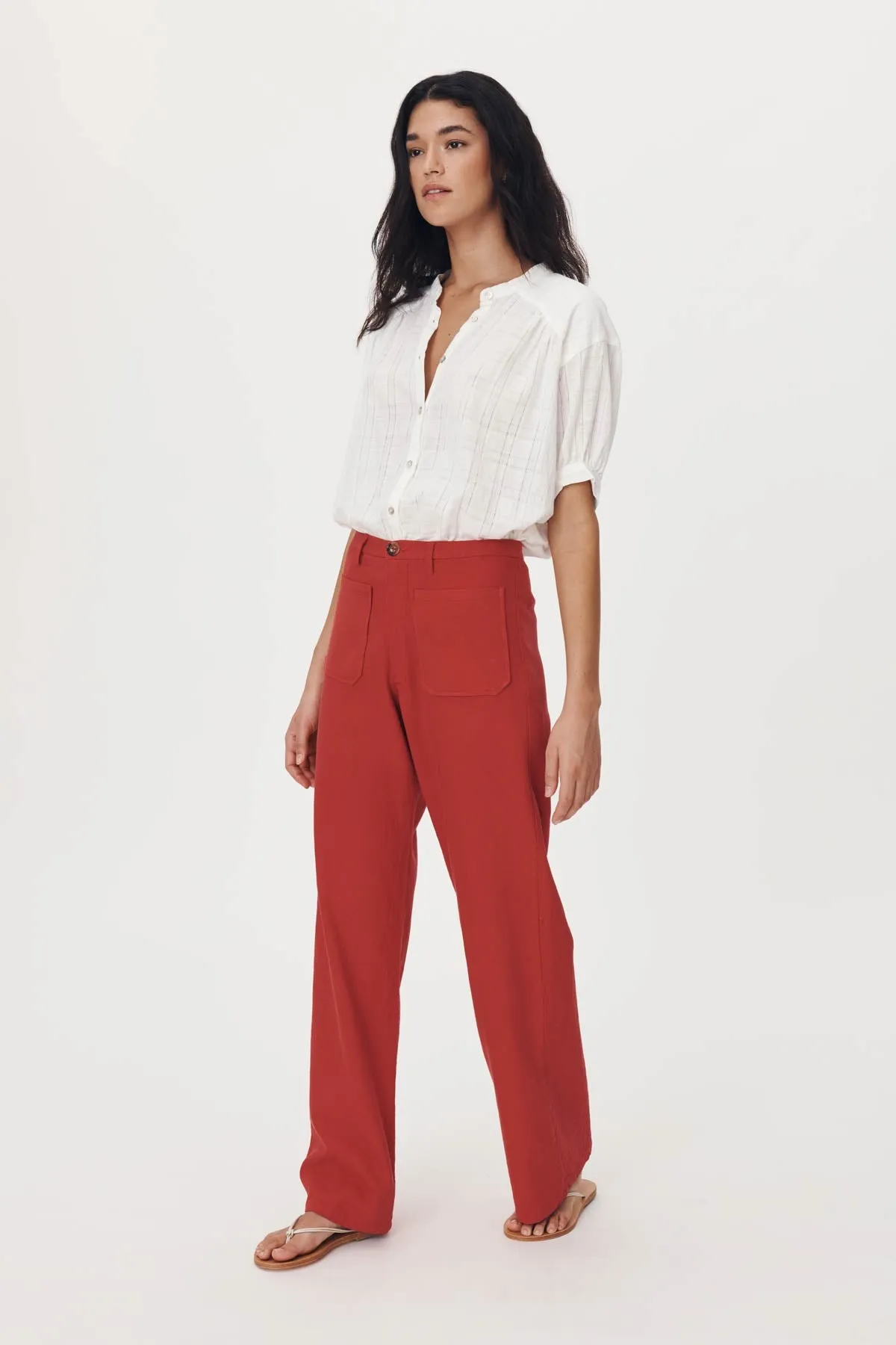 Paige Linen Pants sold by Rowie the Label product image thumbnail 4
