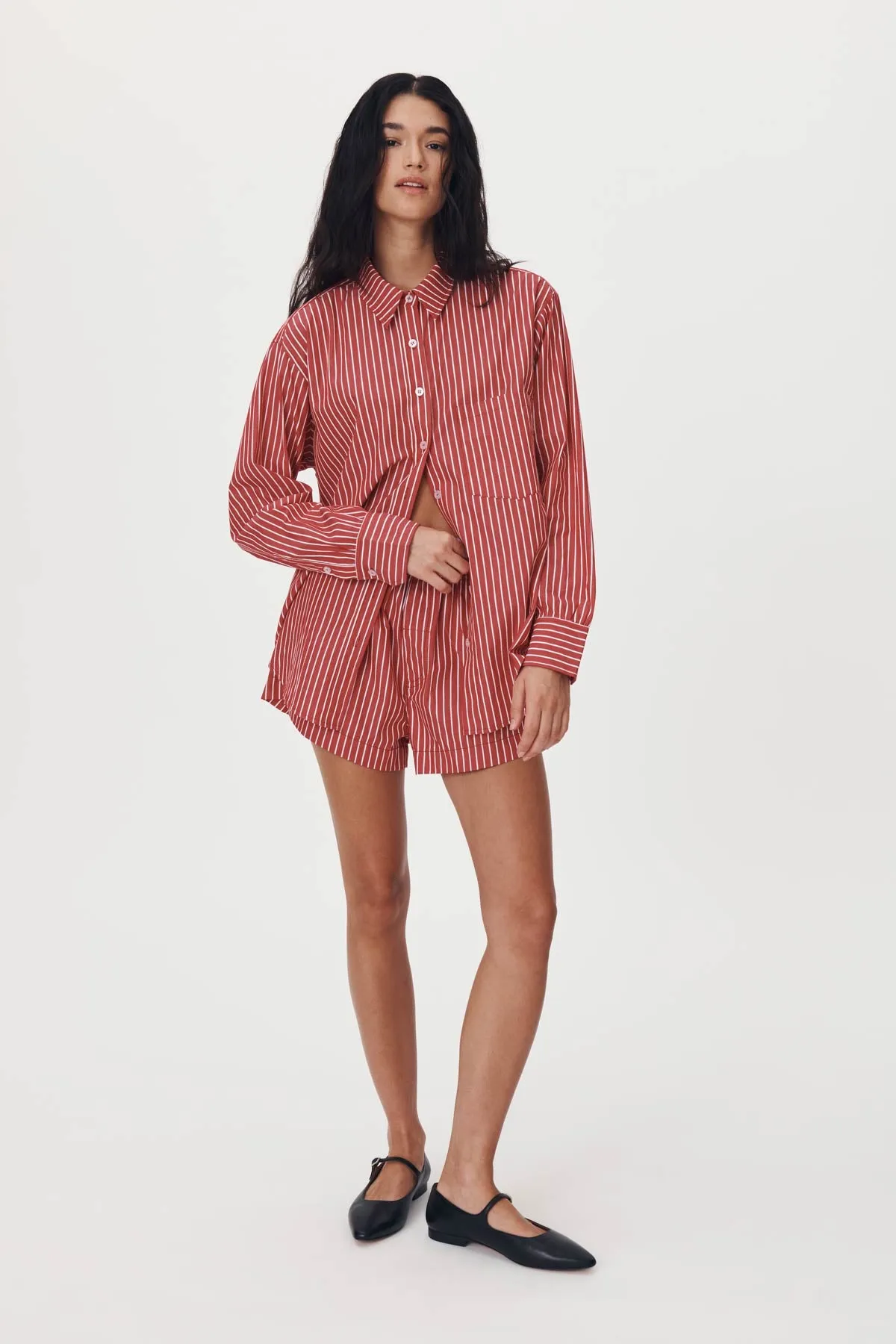 Ramona Stripe Long Sleeve Shirt sold by Rowie the Label product image thumbnail 4