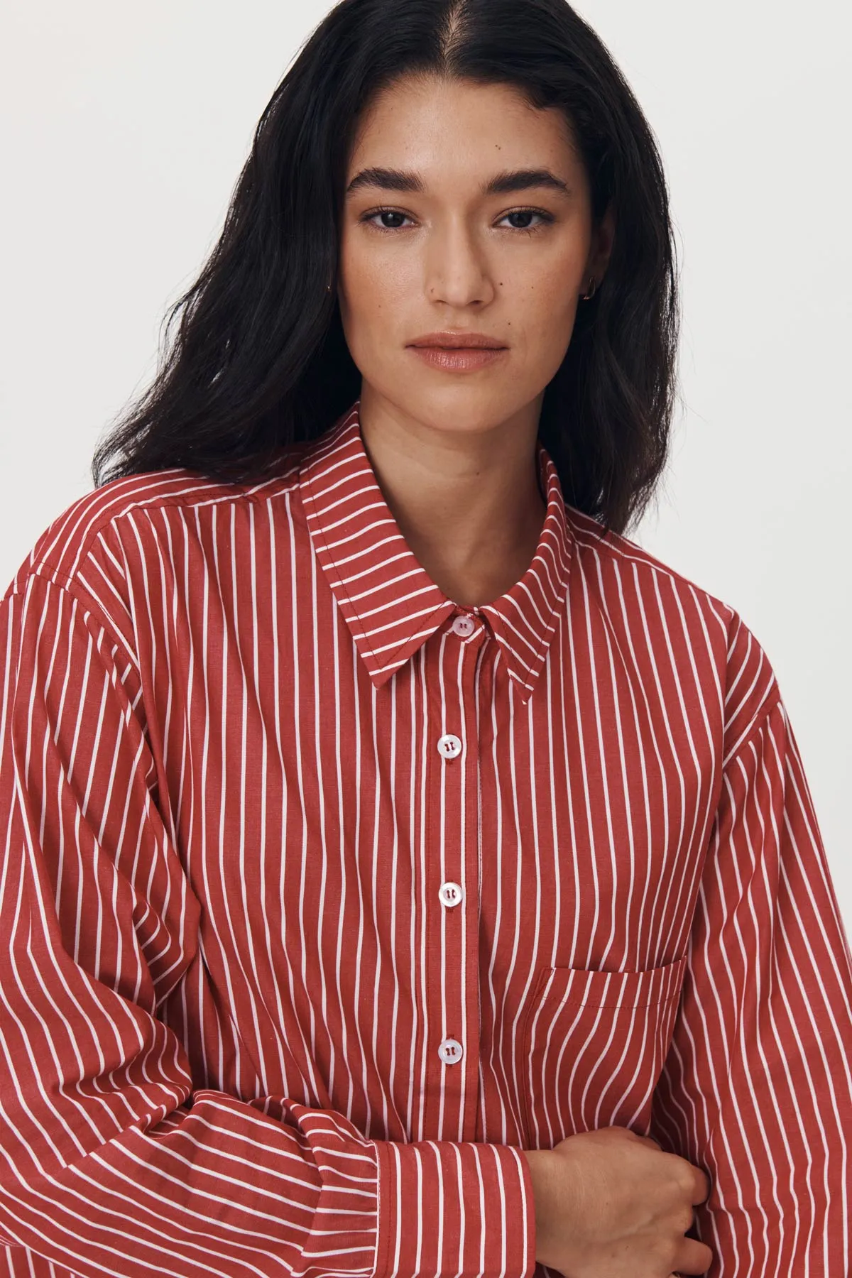 Ramona Stripe Long Sleeve Shirt sold by Rowie the Label product image thumbnail 3