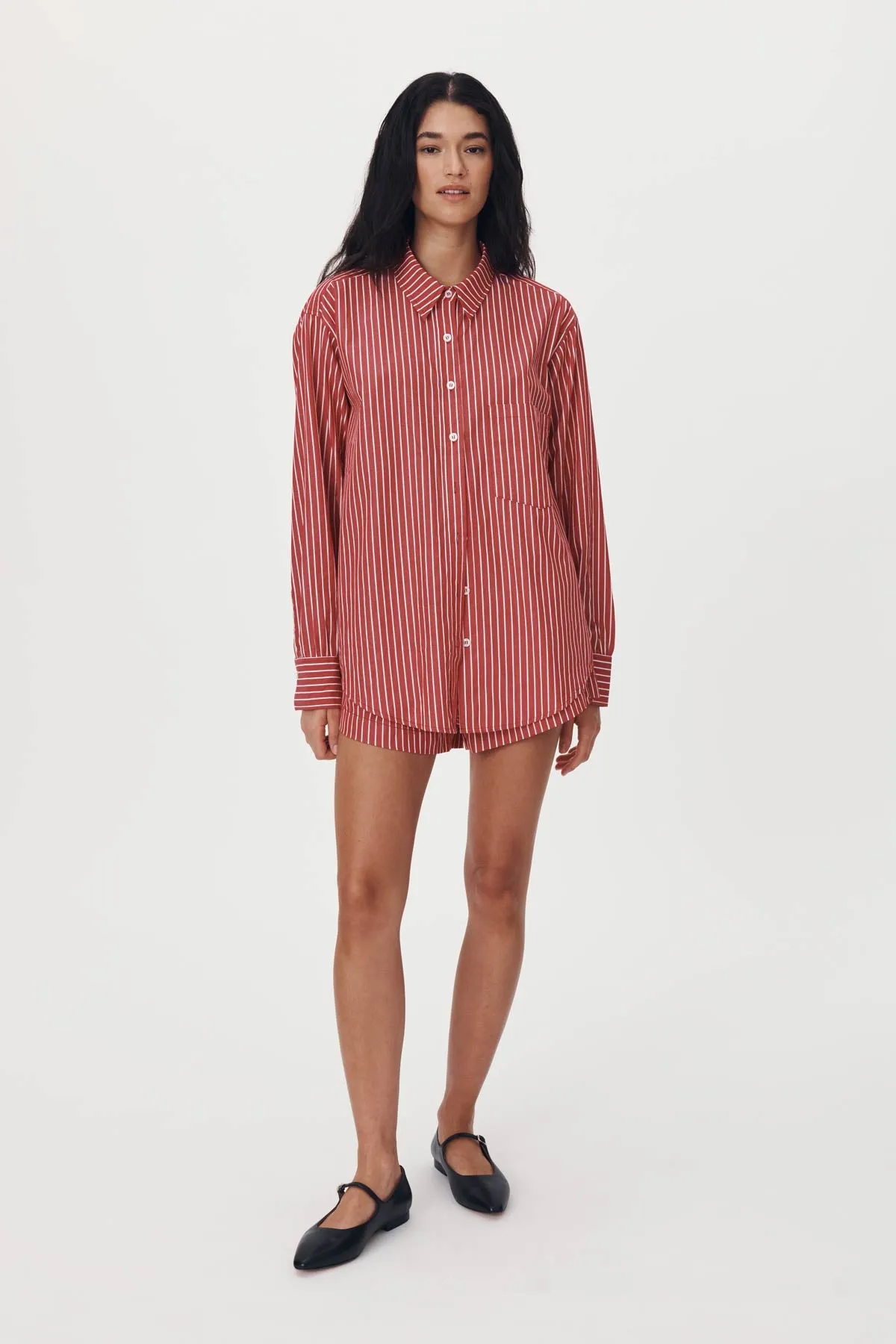 Ramona Stripe Long Sleeve Shirt sold by Rowie the Label product image thumbnail 5