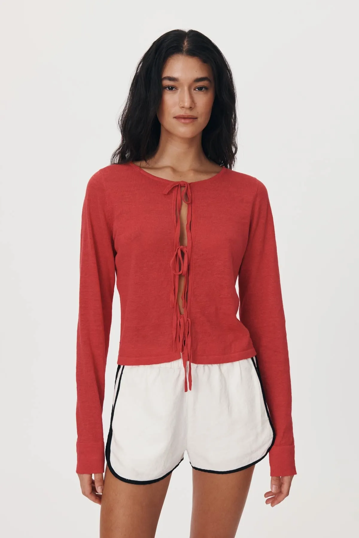 Marcia Bow Cardigan Top sold by Rowie the Label product image thumbnail 3
