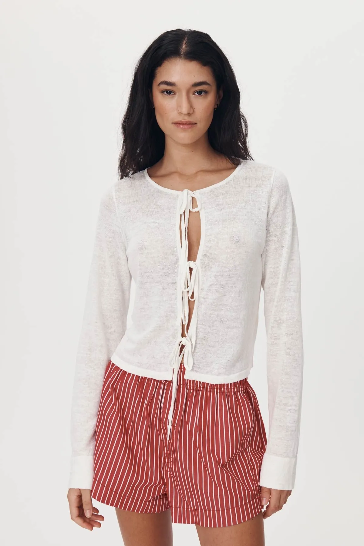 Marcia Bow Cardigan Top sold by Rowie the Label product image thumbnail 3