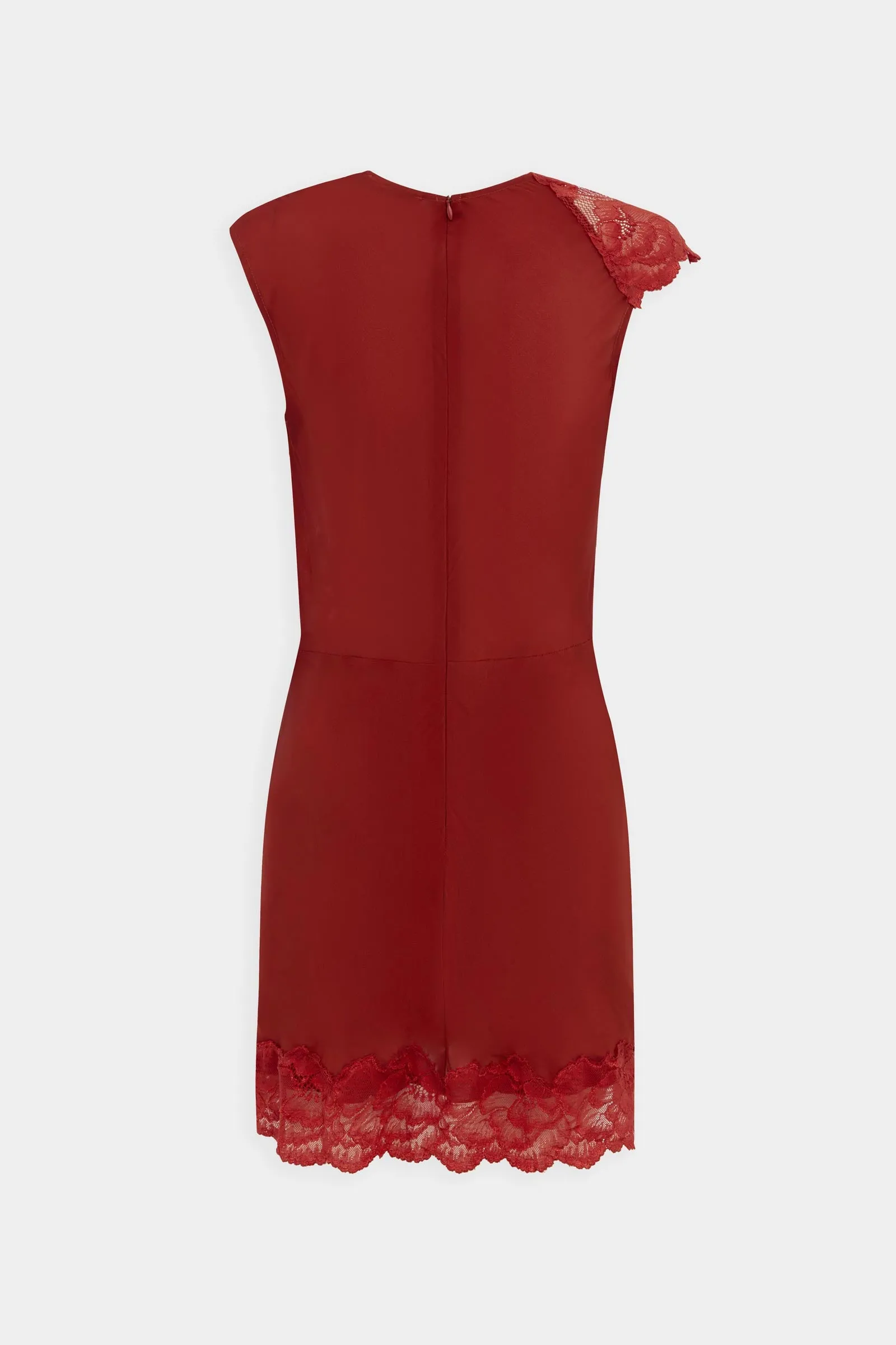 Lily Silk Lace Mini Dress sold by Rowie the Label product image thumbnail 4