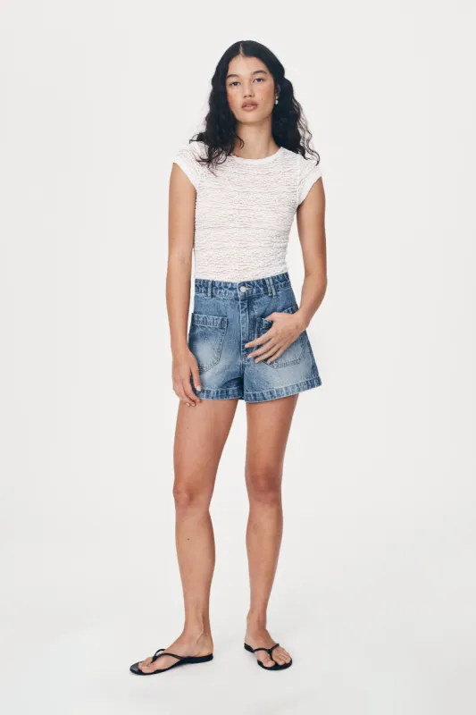 Gio Denim Shorts sold by Rowie the Label