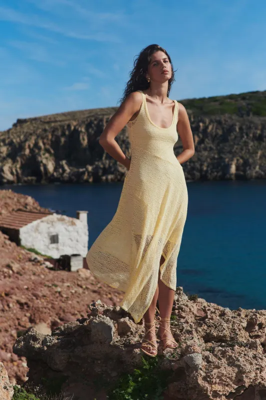 Lorna Lace Midi Dress sold by Rowie the Label