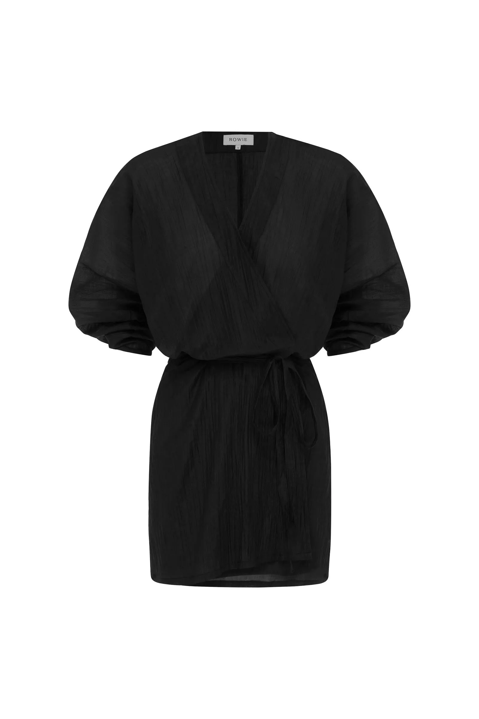 Isla Silk Wrap Mini Dress sold by Rowie the Label product image thumbnail 2