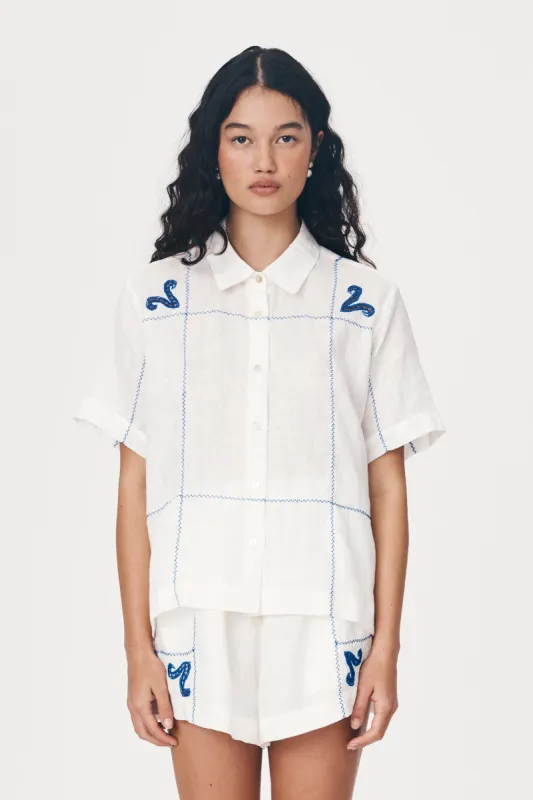 Aries Linen Shirt sold by Rowie the Label