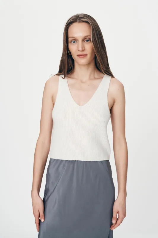 Vivian Merino Knit Tank sold by Rowie the Label