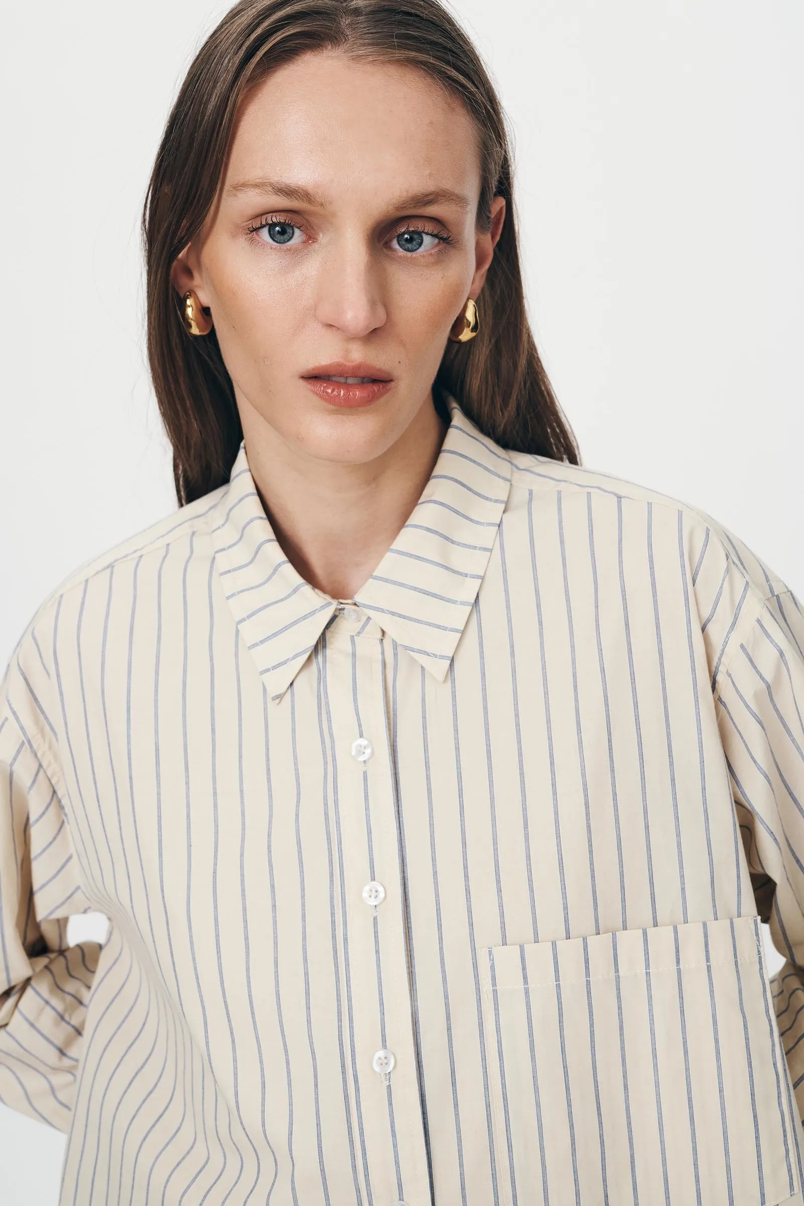Ramona Stripe Long Sleeve Shirt sold by Rowie the Label product image thumbnail 5