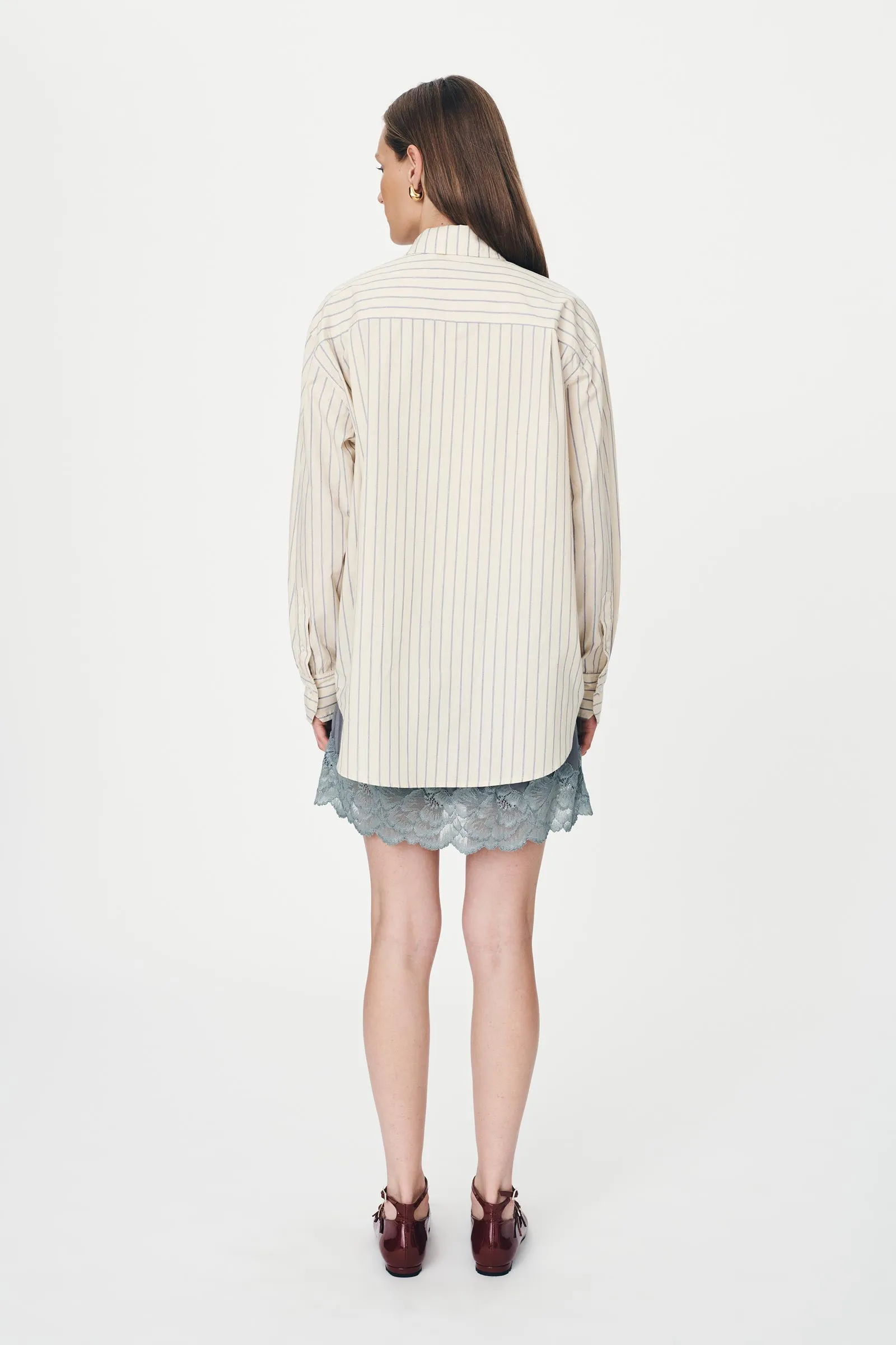 Ramona Stripe Long Sleeve Shirt sold by Rowie the Label product image thumbnail 4
