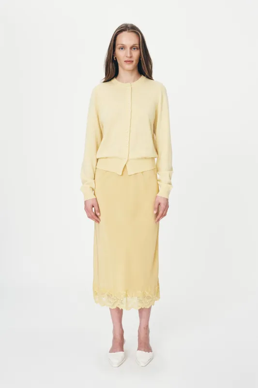 Marina Silk Midi Skirt sold by Rowie the Label
