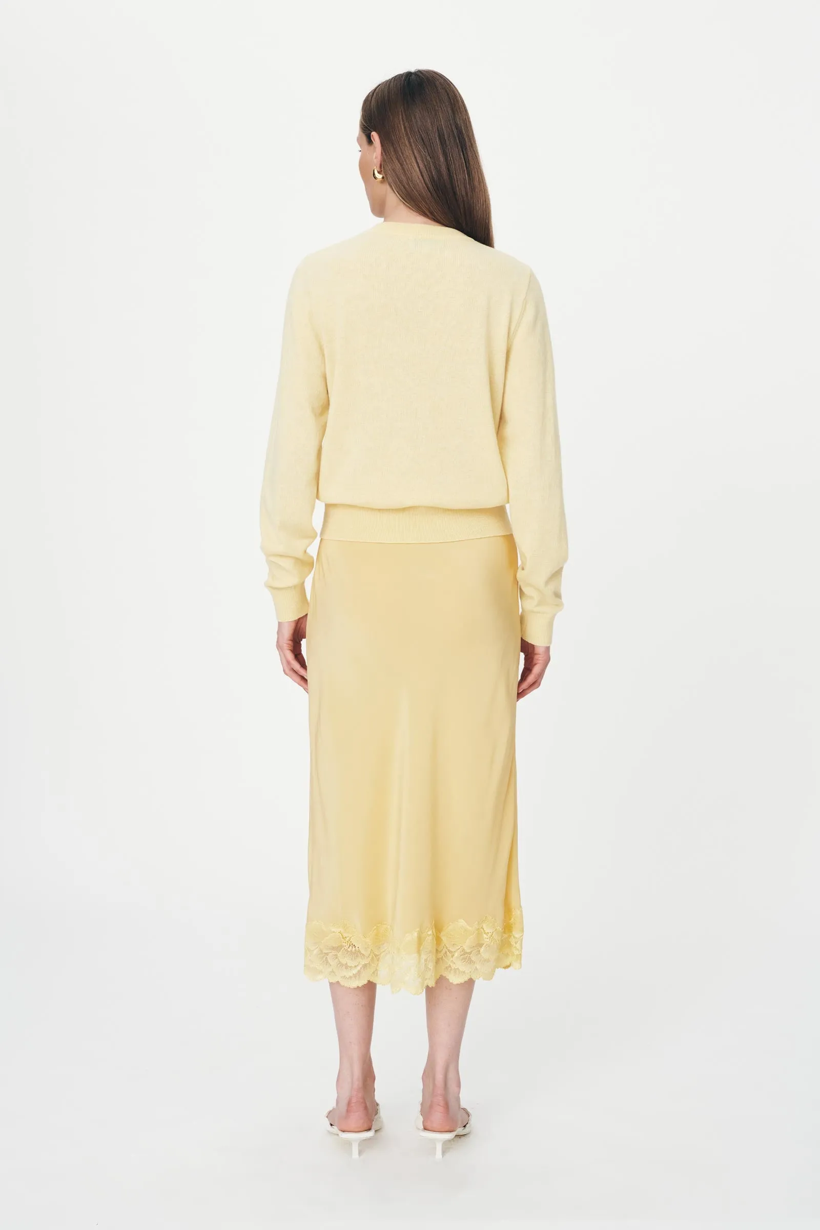 Marina Silk Midi Skirt sold by Rowie the Label product image thumbnail 4