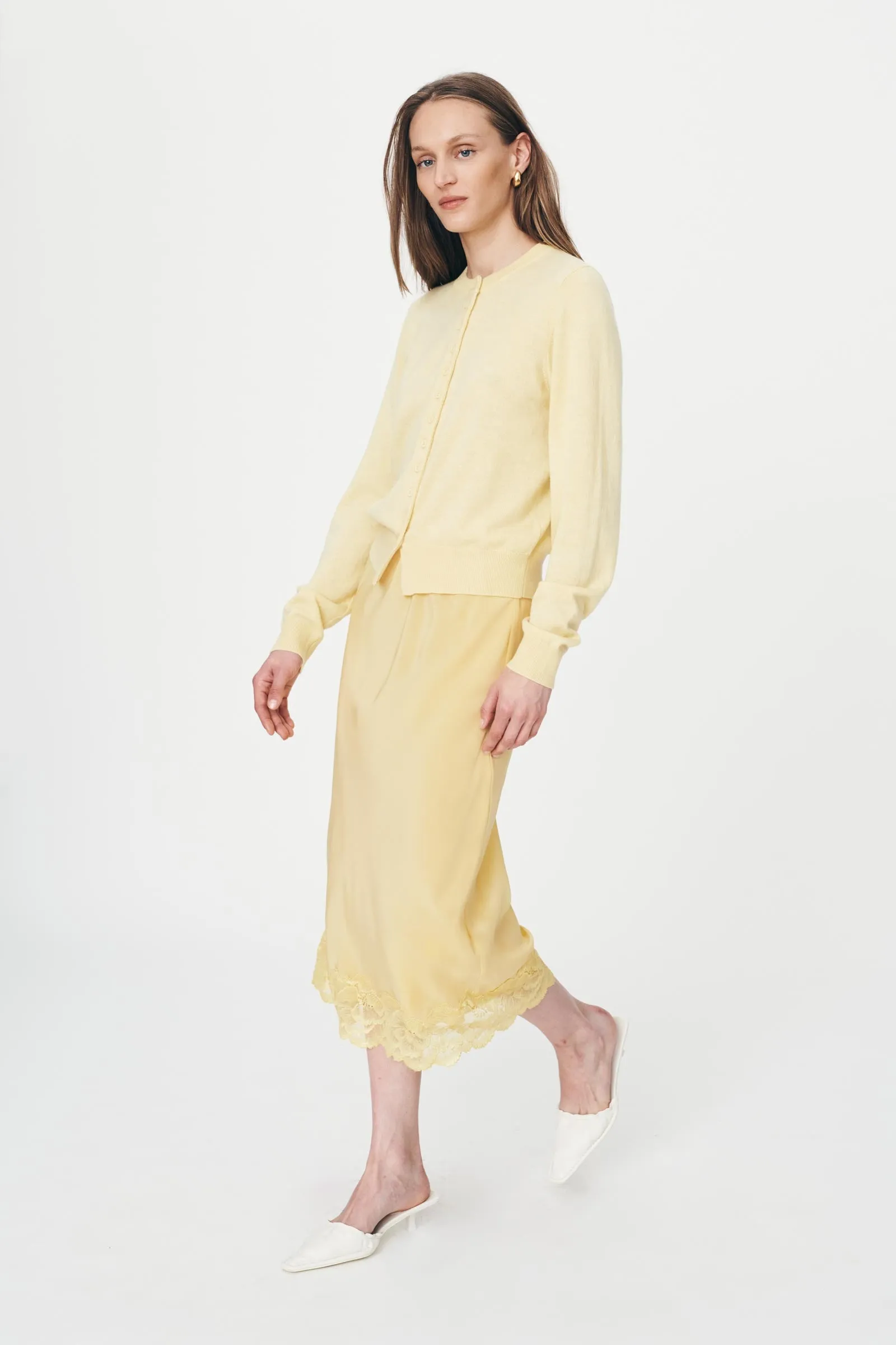Marina Silk Midi Skirt sold by Rowie the Label product image thumbnail 3