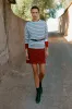 Marina Silk Mini Skirt sold by Rowie the Label