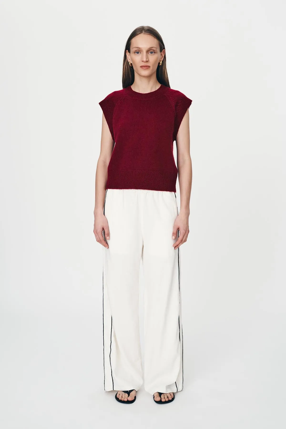 Kaia Linen Straight Pants sold by Rowie the Label product image thumbnail 3