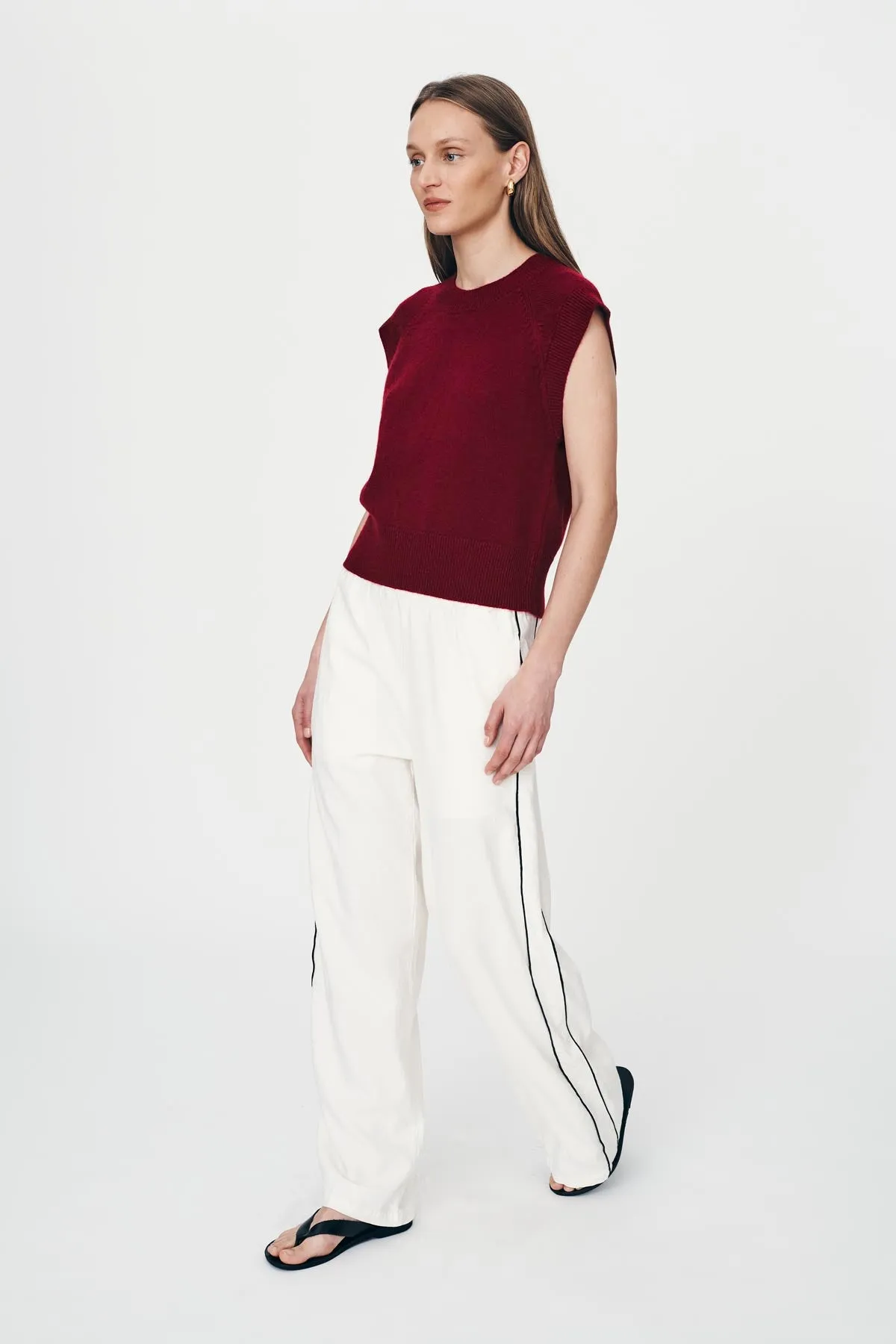 Kaia Linen Straight Pants sold by Rowie the Label product image thumbnail 5