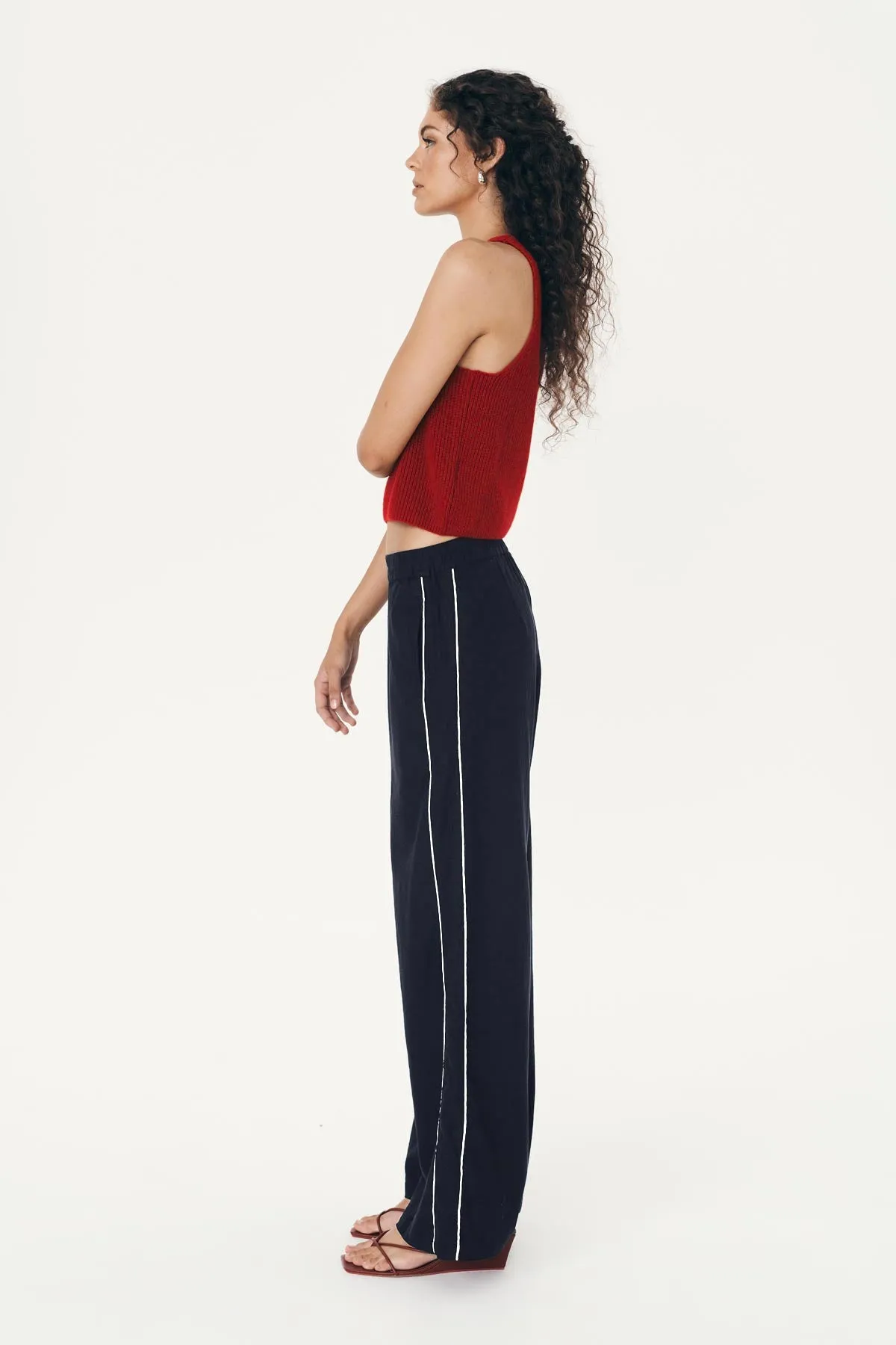 Kaia Linen Straight Pants sold by Rowie the Label product image thumbnail 5