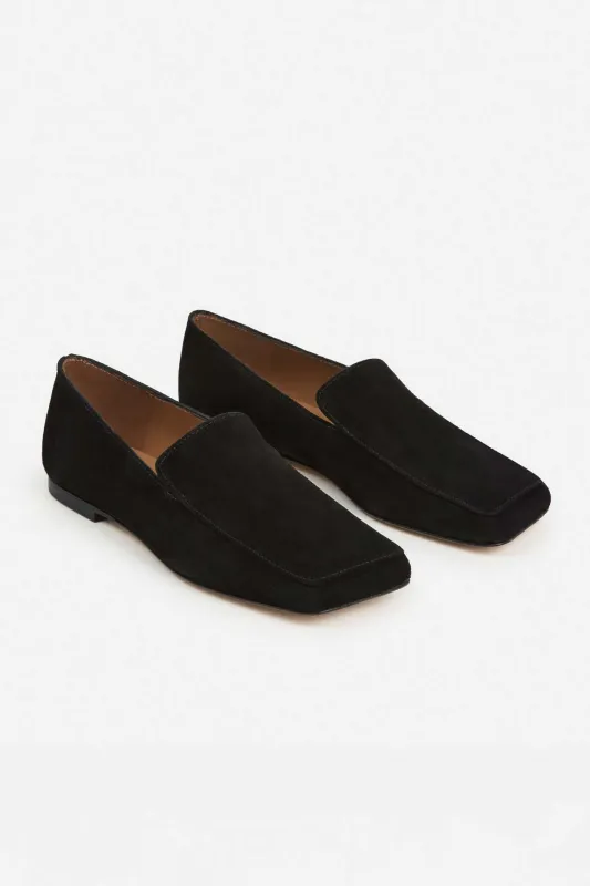 Ellis Square Toe Flats sold by Rowie the Label