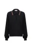 Uma Linen Knit Polo Top sold by Rowie the Label